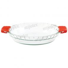 ROUND PIE PLATE WITH SILICONE HANDLE PS8