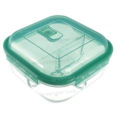 SQUARE SEPARATION FOOD CONTAINER W/VENT LID  VSQT10B