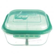 SQUARE SEPARATION FOOD CONTAINER W/VENT LID  VSQS10B