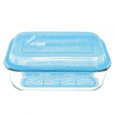 RECTANGULAR FOOD CONTAINER W/VENT LID & STEAM RACK  VRER11