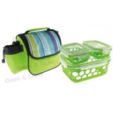 LUNCH BAG W/FOOD CONTAINER   LB5P+BLRE3-2+BLRE1-2x2