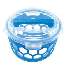 ROUND FOOD CONTAINER WITH HANDLE LID & SILICONE BASKET BDRD4-2