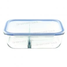 RECTANGULAR  SEPERATION FOOD CONTAINER W/LOCK LID LRES10/LRES11