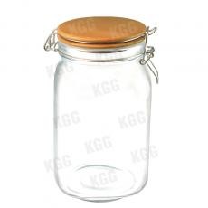 JARS WITH BAMBOO LID JL7B-XS/JL7B-S/JL7B-M/JL7B-L/JL7B-XL