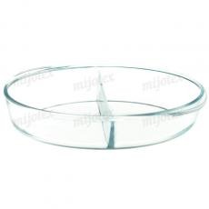 OVAL BAKING DISH WITH HANDLE W/SEPERATION PLS110/PLS109