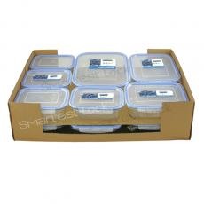 RECTANGULAR FOOD CONTAINER WITH LOCK LID LRE10X8+LRE11X2+LRE12X2+LRE14X2 PALLET
