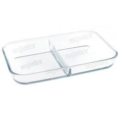 RECTANGULAR BAKING DISH WITH SEPERATION LS4/LS5