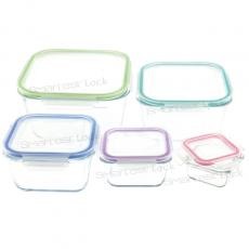 SQUARE FOOD CONTAINER WITH LOCK LID LSQ26/LSQ27/LSQ28/LSQ29/LSQ30