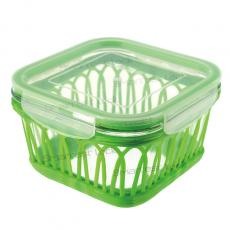 SQUARE FOOD CONTAINER WITH LOCK LID WITH SILICONE BASE BLSQ3
