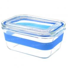 RECTANGULAR FOOD CONTAINER WITH GLASS LID & SILICONE RING GSRE28/GSRE23