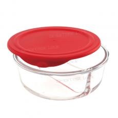 ROUND SEPARATION FOOD CONTAINER W/PP LID   PRDS10