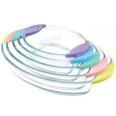 OVAL BAKING DISH WITH SILICONE HANDLE SPH9/SPH10/SPH11/SPH12/SPH13 