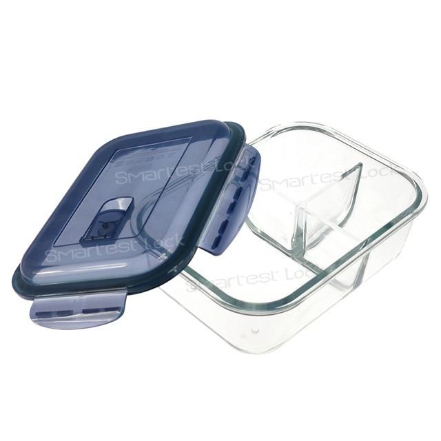 RECTANGULAR SEPARATION FOOD CONTAINER WITH VENT LID  VRET10/VRET11