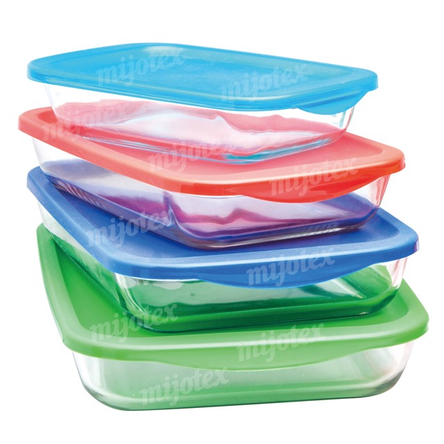 RECTANGULAR BAKING DISH WITH PLASTIC LID LPL7/LPL6/LPL5/LPL4