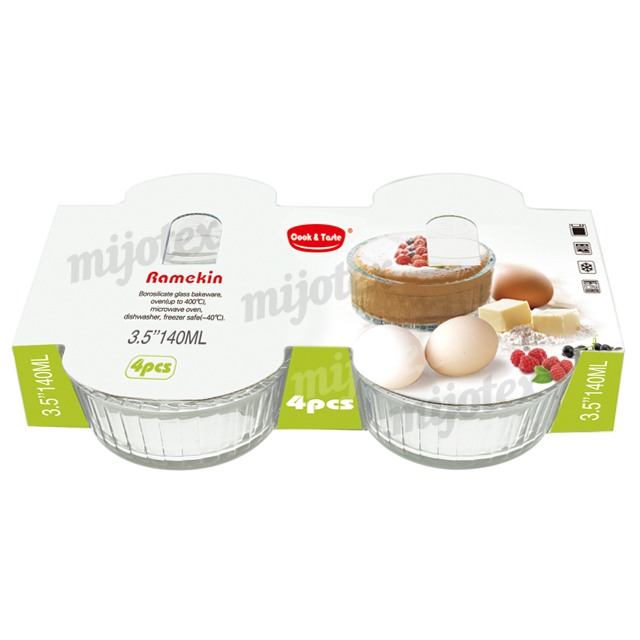 SET OF 4PCS 3.5" RAMEKIN RK5X4 COLOR SLEEVE