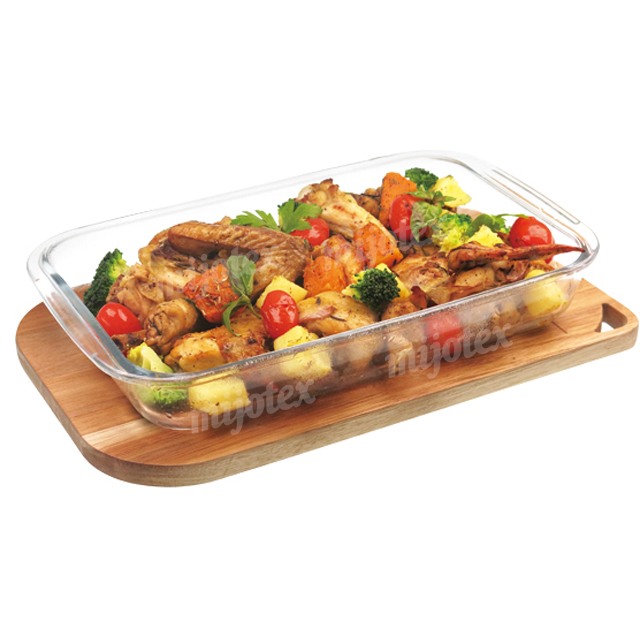 RECTANGULAR BAKING DISH WITH BAMBOO LID BPL4/BPL5L/BPL5/BPL6