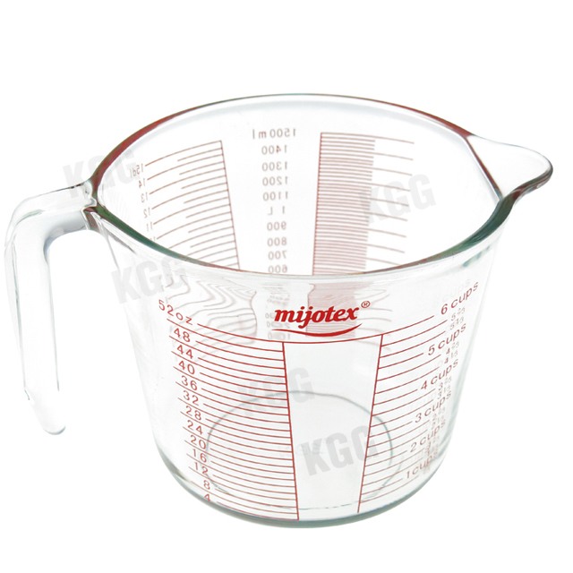 SODA-LIME GLASS MEASURING CUP WITH HANDLE MC23S/MC24S/MC25S