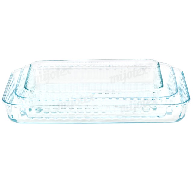 RECTANGULAR FLUTED BAKING DISH PL25/PL25M/PL25L 