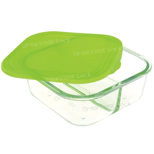 SQUARE SEPARATION FOOD CONTAINER W/PP LID    PSQS10B
