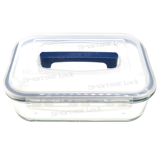 RECTANGULAR FOOD CONTAINER W/HANDLE LOCK LID  DRE10/DRE11