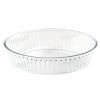 ROUND FLUTED DEEP FLAN DISH W/PLASTIC LID LPL23