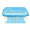 RECTANGULAR FOOD CONTAINER W/VENT LID & STEAM RACK  VRER4