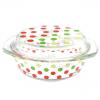 ROUND CASSEROLE WITH COVER & DECAL DCPL16