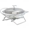 ROUND FOOD WARMER (SILVER)  FWDCR10-A