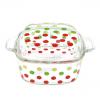 SQUARE CASSEROLE WITH COVER & DECAL DCCR11