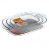 SET OF 3PCS OBLONG BAKING DISH PLH4+PLH5+PLH6 PVC PAKING   