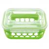 RECTANGULAR FOOD CONTAINER WITH HANDLE LID & SILICONE BASKET BDRE3-2/BDRE4-2