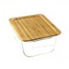 RECTANGULAR FOOD CONTAINER WITH BAMBOO LID BARE9/BARE10/BARE11 
