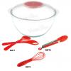 SET OF MIXING BOWL W/MULTI-FUNCTION PP LID & 3PCS KITCHEN TOOLS LMB25/LMB26/LMB27+MBT1+MBT2+MBT3