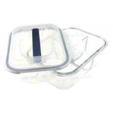 RECTANGULAR SEPARATION FOOD CONTAINER W/HANDLE LOCK LID   DRET10/DRET11