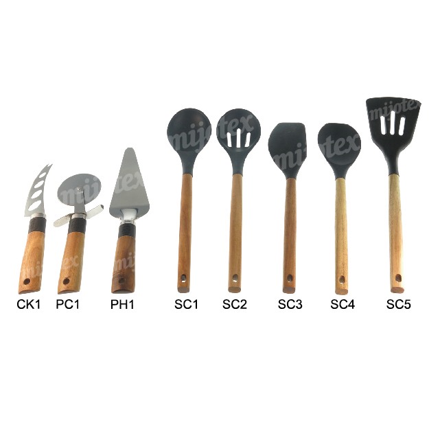 WOODEN HANDLE UTENSILES CK1/PC1/PH1/SC1/SC2/SC3/SC4/SC5