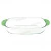 SET OF 3PCS OBLONG BAKING DISH WITH SILICONE HANDLES PH4+SPH5+SPH6 COLOR BOX