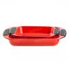 RECTANGULAR BAKING DISH W/NON-STICK COATING WITH SILICONE HANDLE NPS4/NPS5