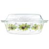 CASSEROLE WITH GLASS COVER&DECAL