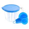 MEASURING CUP W/PE LID & SET OF MEASURING SPOON